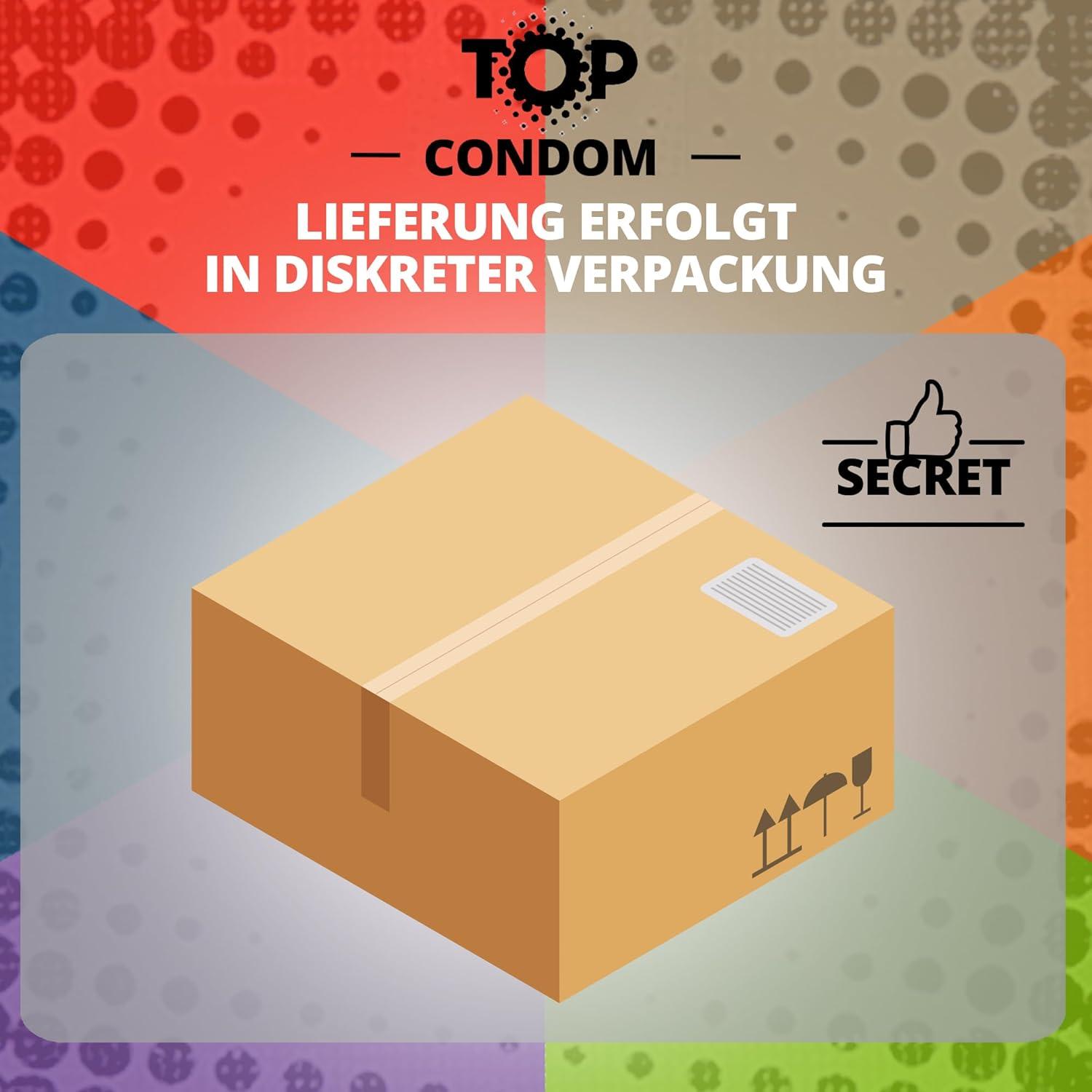 TOP Condoms Lovers Mix: Made to Match, Packs of 12