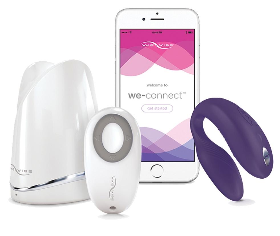 We-Vibe Sync Personal Massager, Purple, 7,5 cm