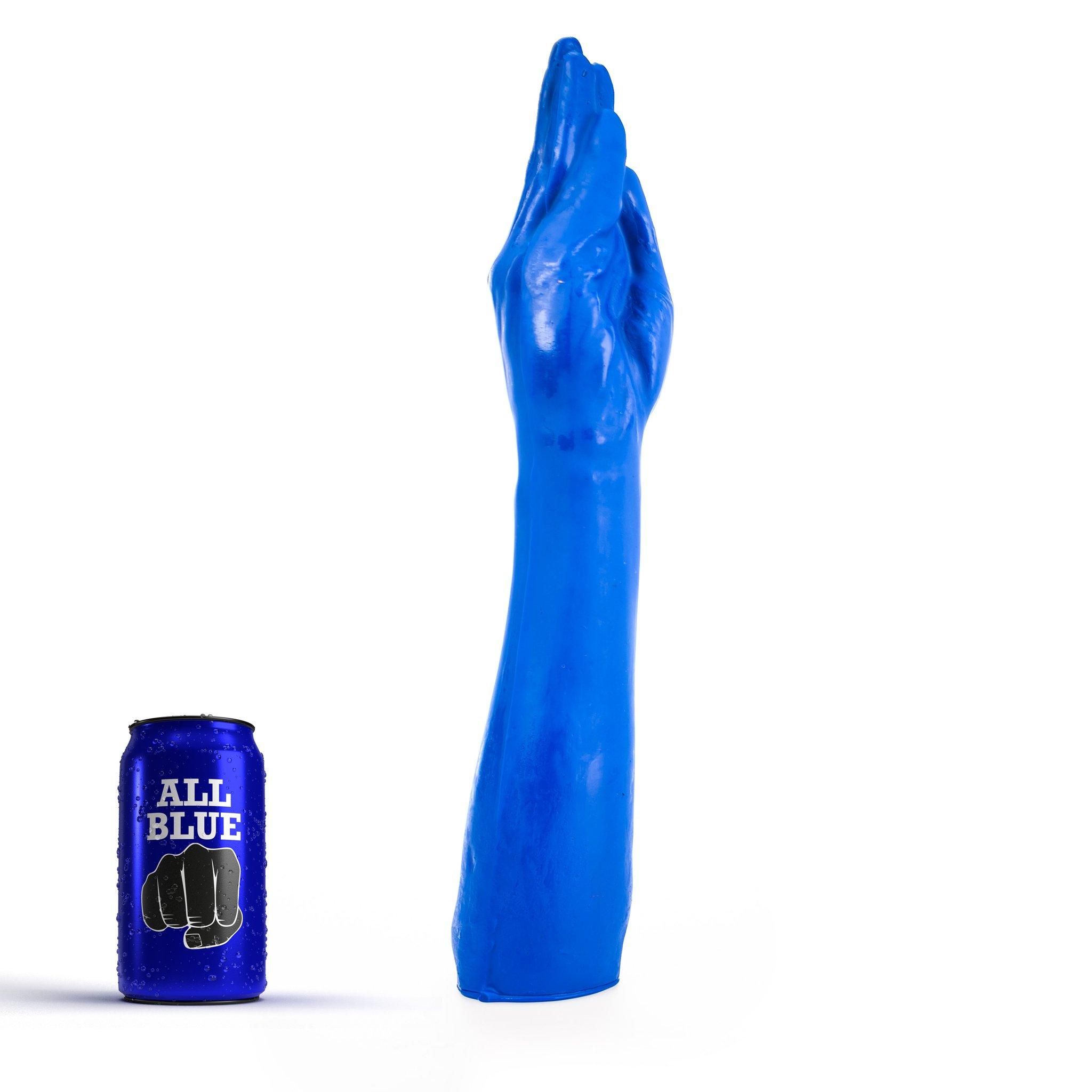 All Blue Arm Dildo, 37,5 cm