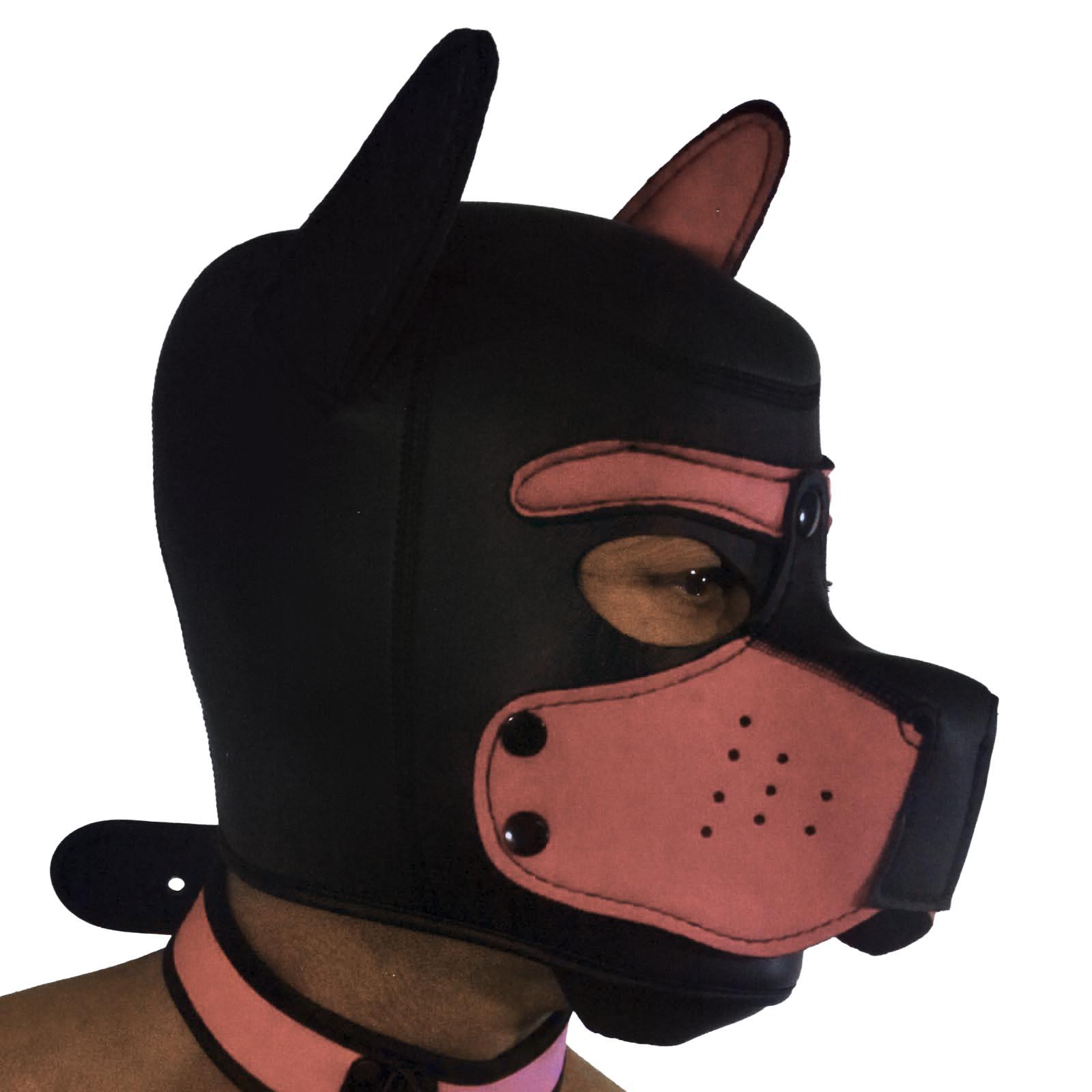 RudeRider Neoprene Puppy Hood Pink, L size