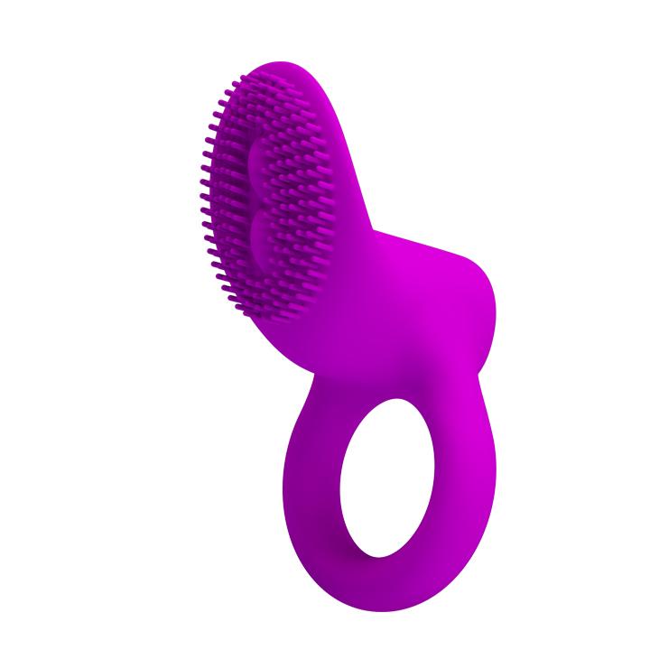 PRETTY LOVE - Cobra, Cock ring,  on-contact vibrator, silicone,  2 LR1130 batteries ':26mm  L:76mm