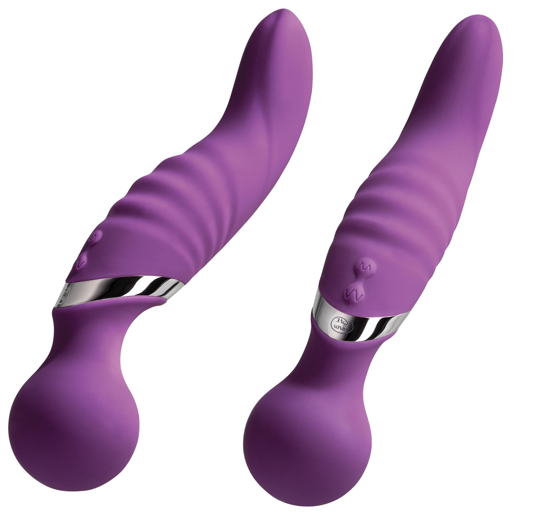 Minds of Love, Love Wave Massager, Purple, 21 cm