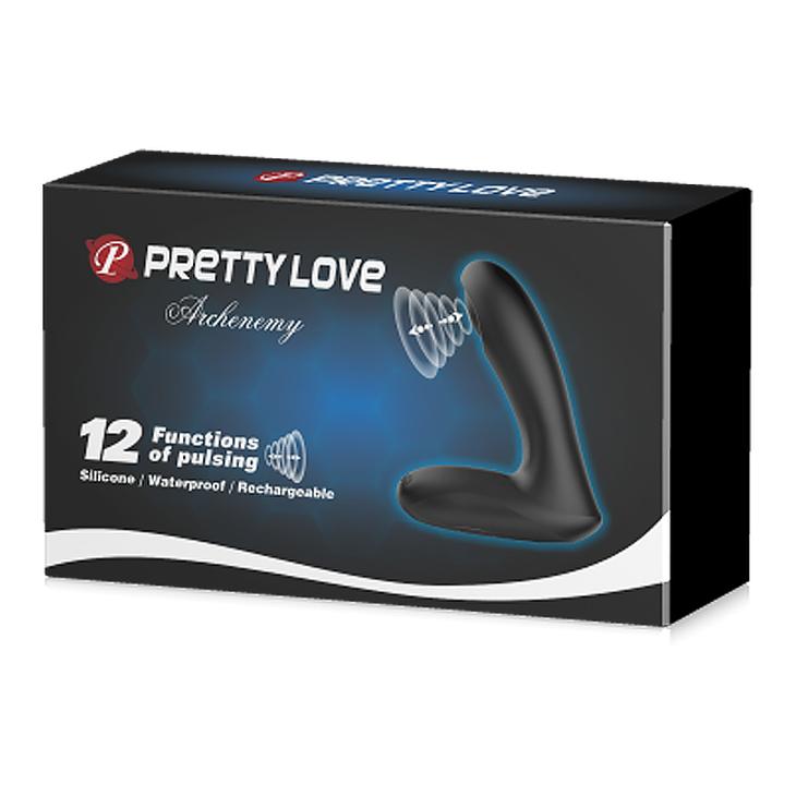 PRETTY LOVE - Archenemy,
mobile APP control
12 functions of pulse wave
memory, silicone, waterproof
USB rechargeable 121-33 PRETTY LOVE - Archenemy,
mobile APP control
12 functions of pulse wave
memory, silicone, waterproof
USB rechargeable 121-33