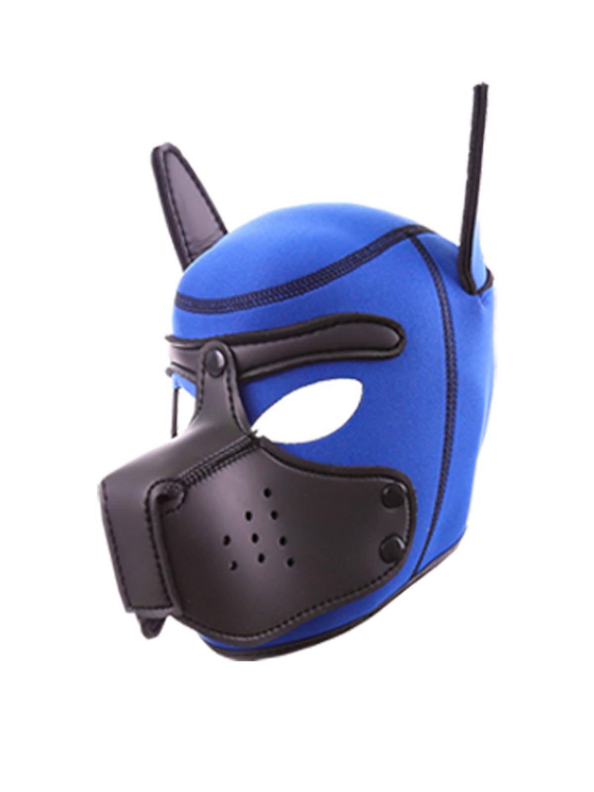 RudeRider Neoprene Puppy Hood Blue/Black, L size