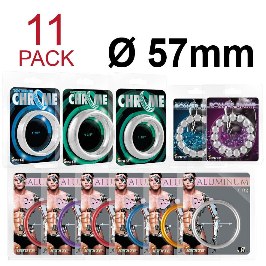 57mm Cockring-Pack SI IGNITE