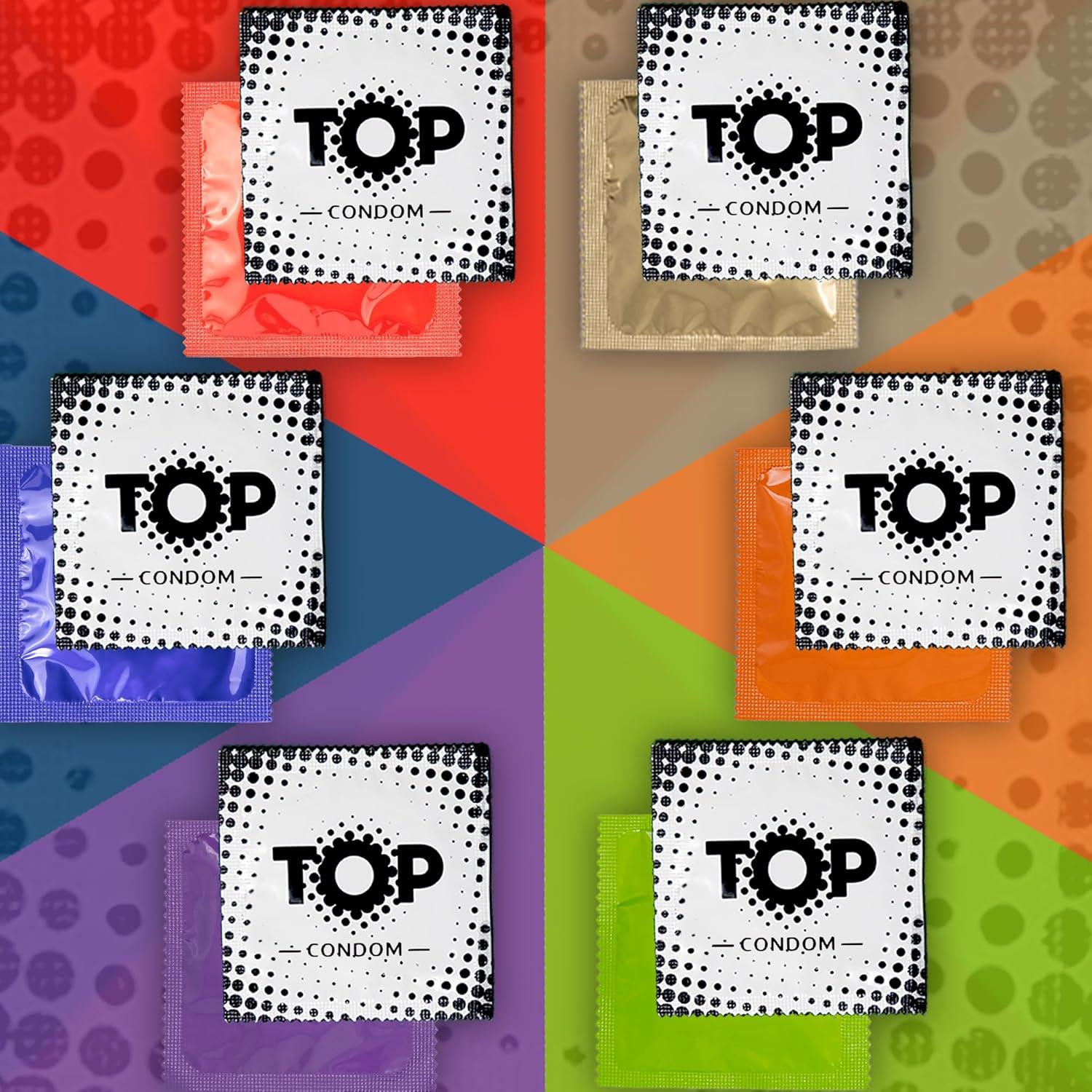TOP Condoms Lovers Mix: Made to Match, Packs of 12