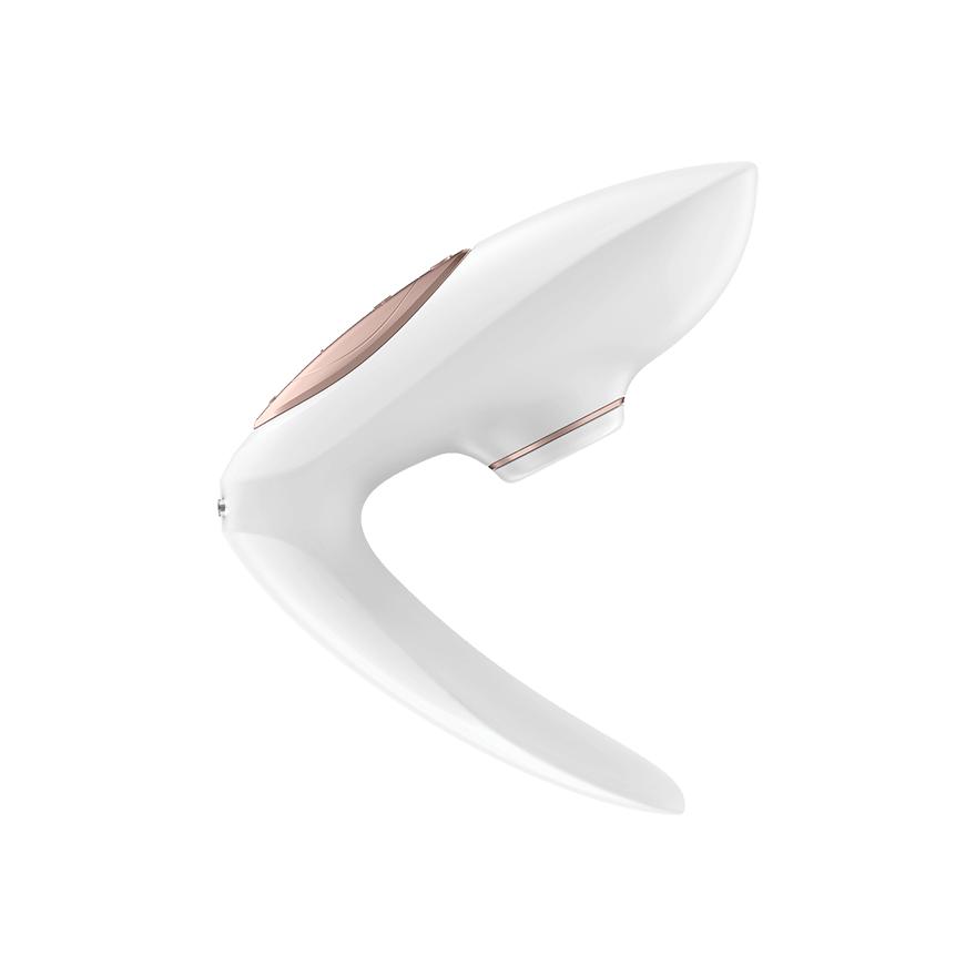 Satisfyer Pro 4 Couples, Partner Masturbator, White/Rosegold, 8,5 cm Satisfyer Pro 4 Couples, Partner Masturbator, White/Rosegold, 8,5 cm