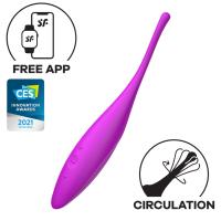 Satisfyer Twirling Joy Connect App Vibrator, Pink, 18 cm Satisfyer Twirling Joy Connect App Vibrator, Pink, 18 cm