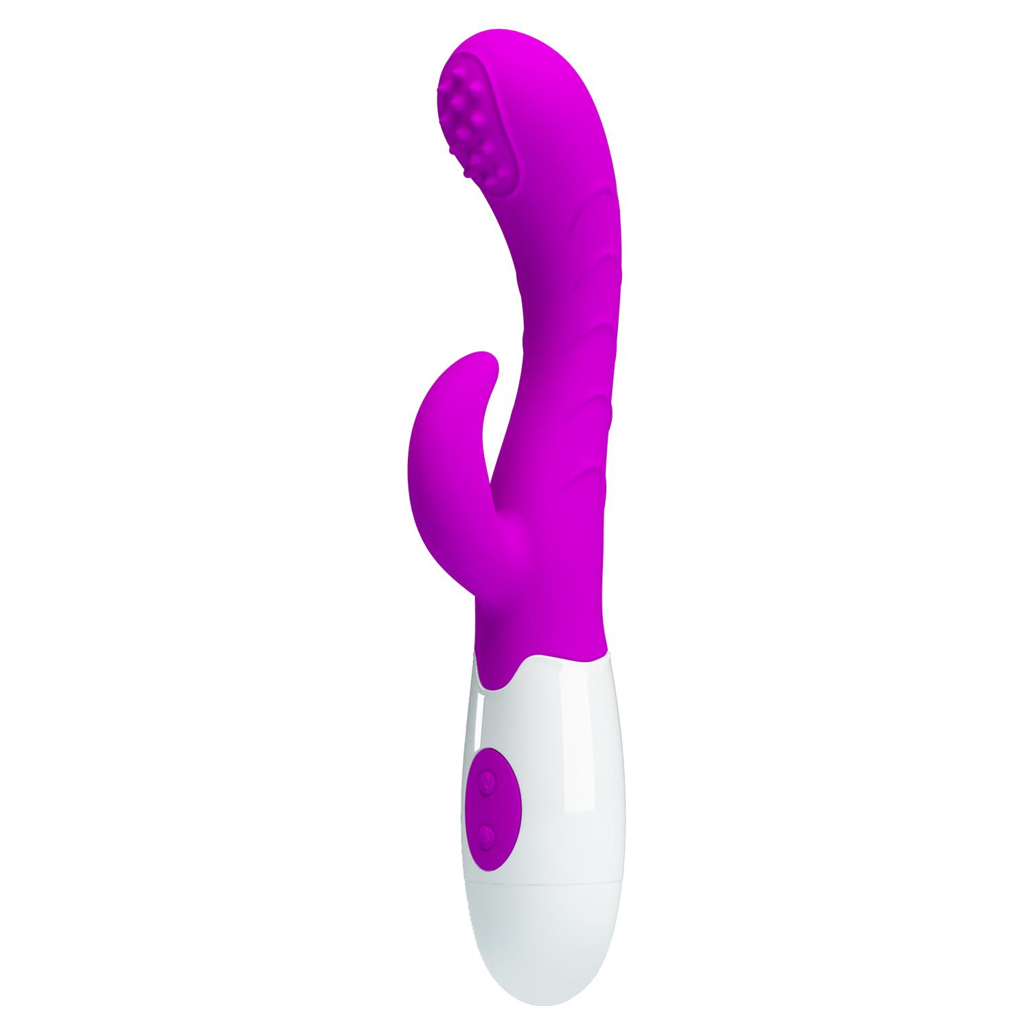 PRETTY LOVE - Arthur, 3 functions of waving, 7 functions of vibration, silicone, 2AAA batteries ':30mm   L:200mm