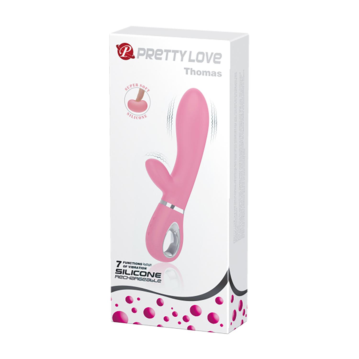 PRETTY LOVE - Thomas Rabbit Vibrator, Pink, 39 mm PRETTY LOVE - Thomas Rabbit Vibrator, Pink, 39 mm
