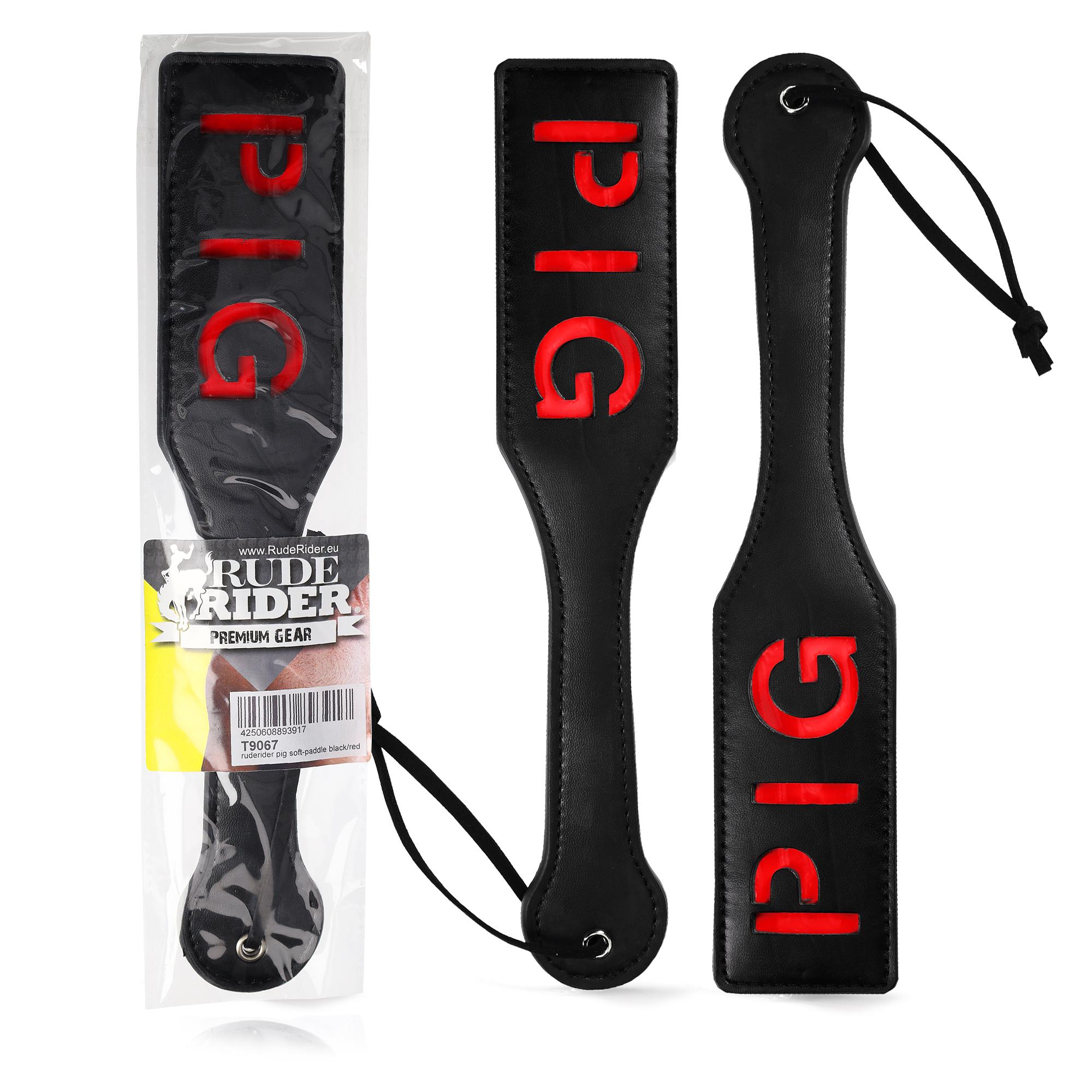 Rude Rider Pig Soft-Paddle Black/Red Rude Rider Pig Soft-Paddle Black/Red