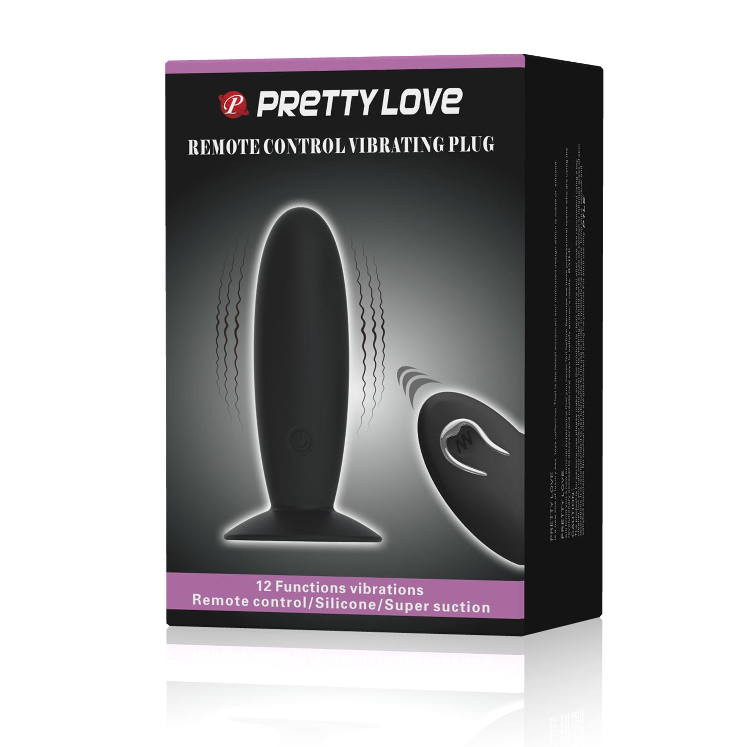 PRETTY LOVE - Cobra, Cock ring,  on-contact vibrator, silicone,  2 LR1130 batteries ':26mm  L:76mm