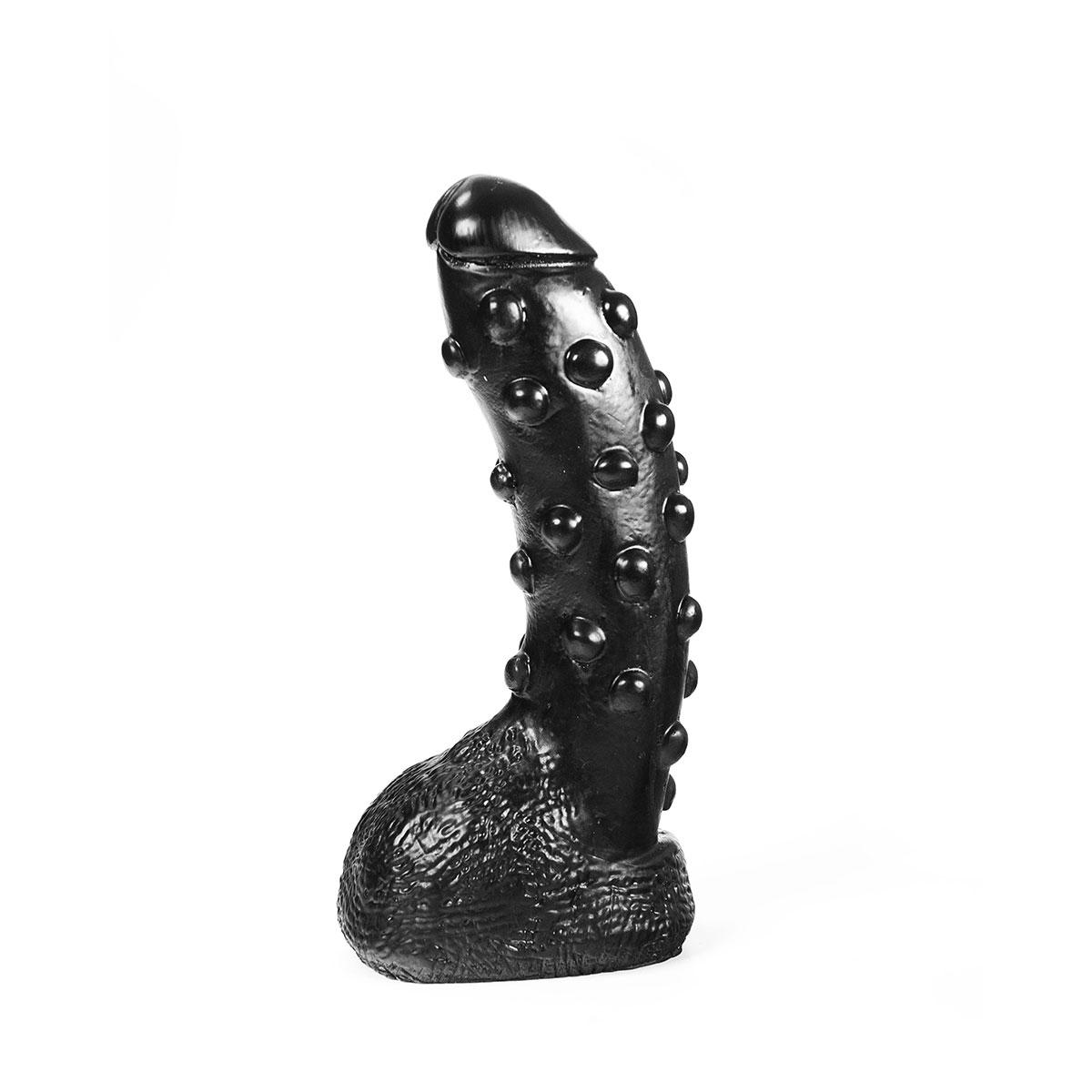 Dark Crystal Petur Dildo, 22 cm, Black