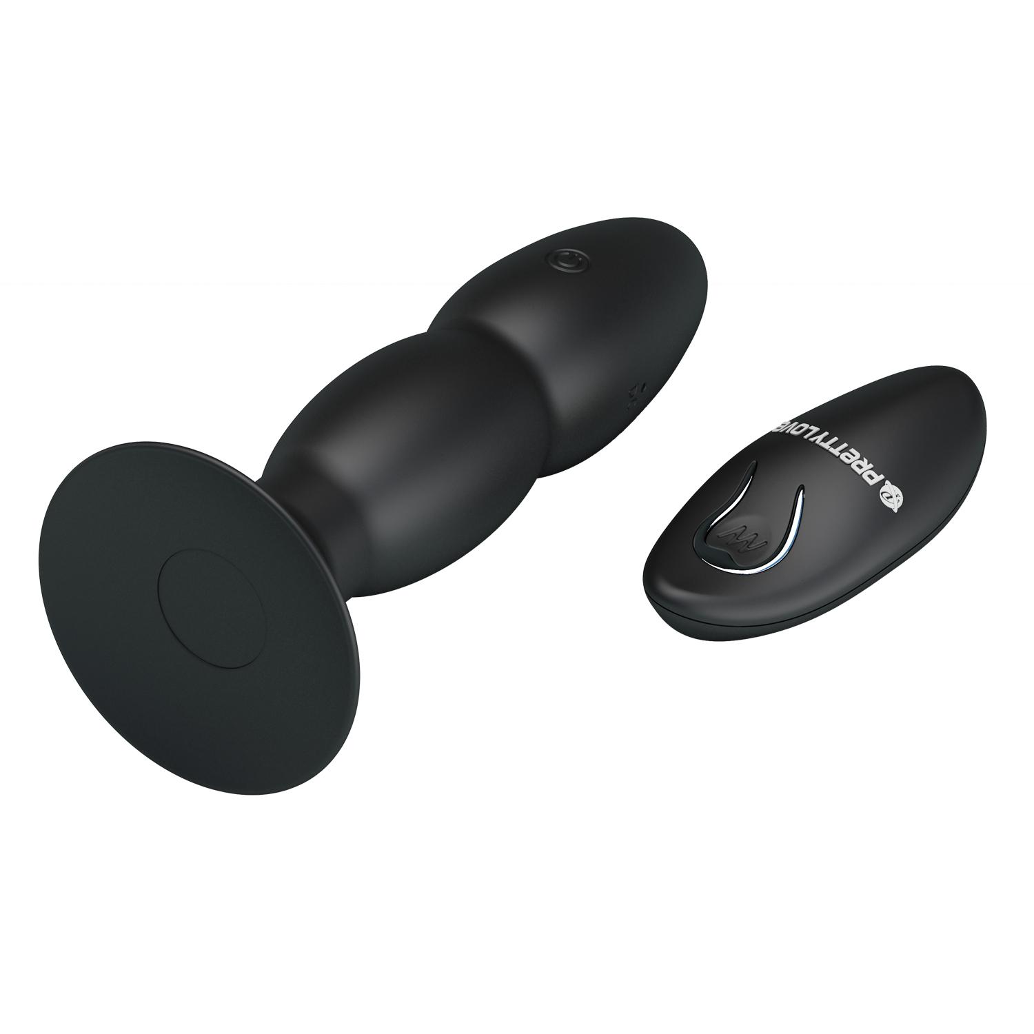 PRETTY LOVE - Beaded For Extra Pleasure, Remote control, 4 functions of vibration, 4 functions of rotation, USB rechargeable,1AAA battery ':37mm L:135mm PRETTY LOVE - Beaded For Extra Pleasure, Remote control, 4 functions of vibration, 4 functions of rotation, USB rechargeable,1AAA battery ':37mm L:135mm