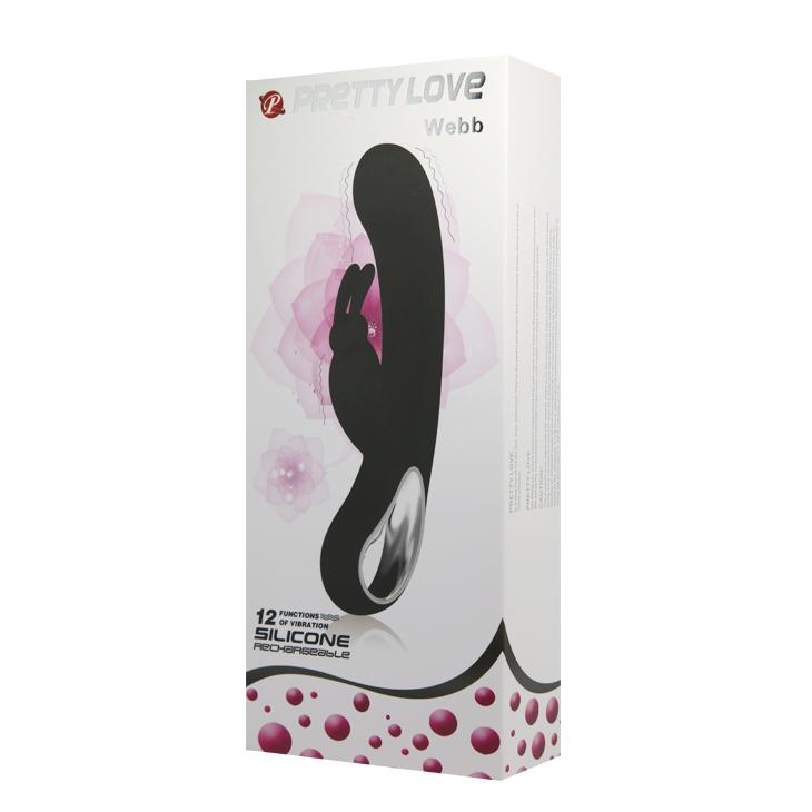 PRETTY LOVE - Webb Rabbit Vibrator, Pink PRETTY LOVE - Webb Rabbit Vibrator, Pink
