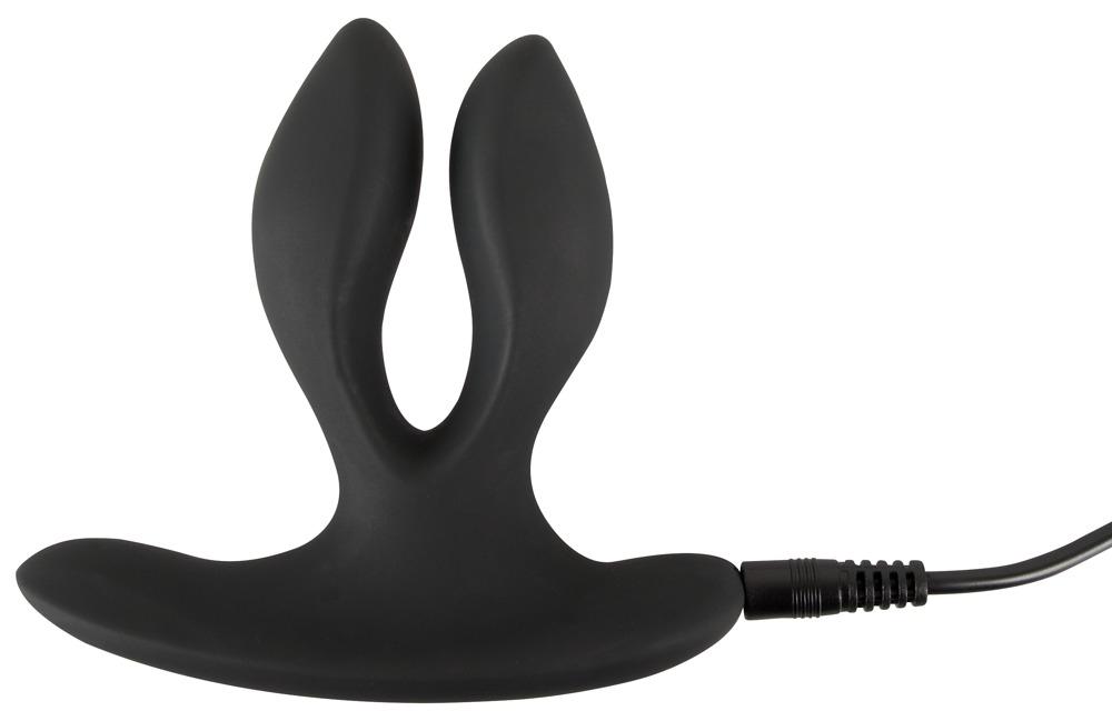 XOUXOU Vibrating Expander Butt Plug, 9 cm, Black