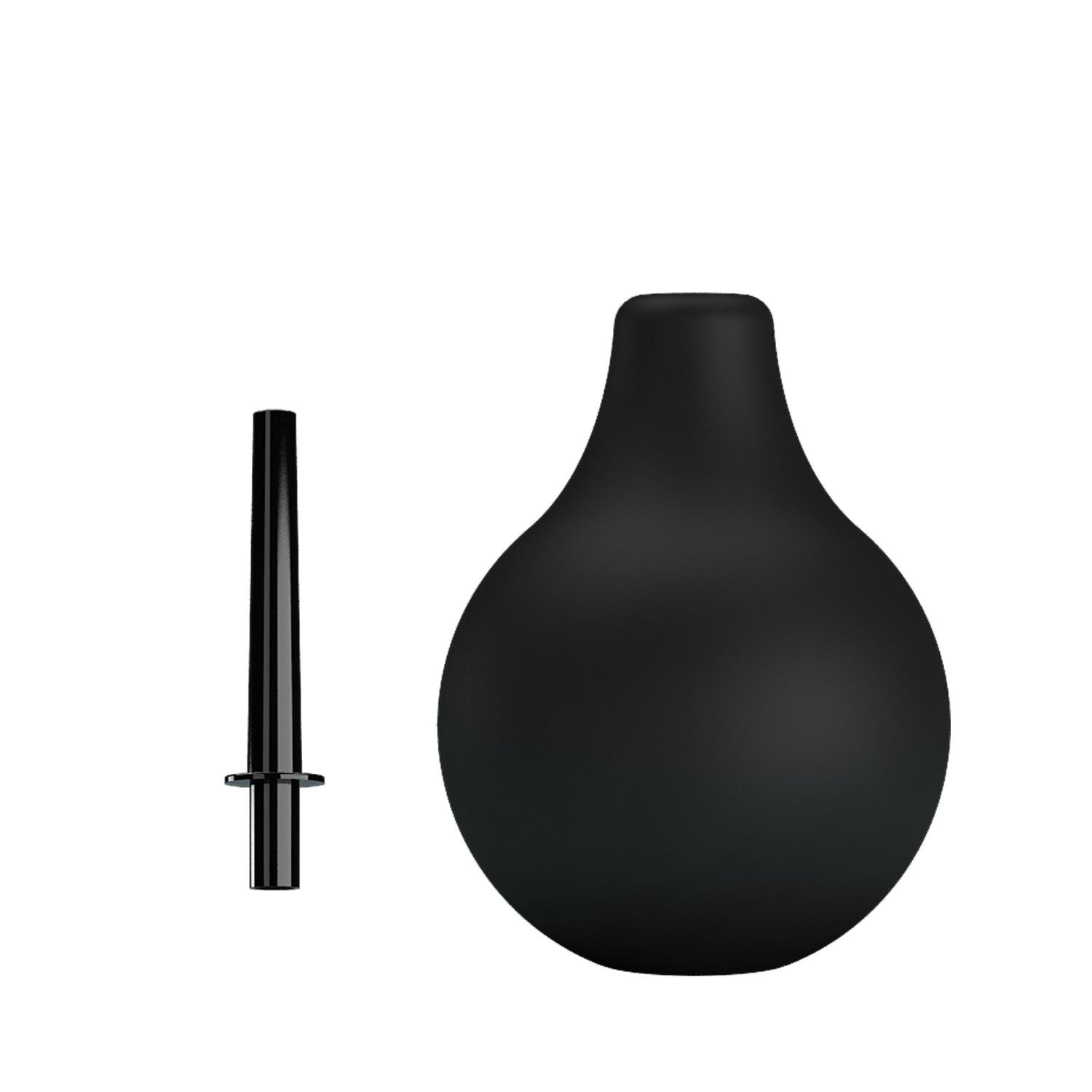 MR PLAY - Anal Douche, Anal Douche Enema Cleaner'the nozzle length: 75mm'capacity: 224ml, Color: black 80-167