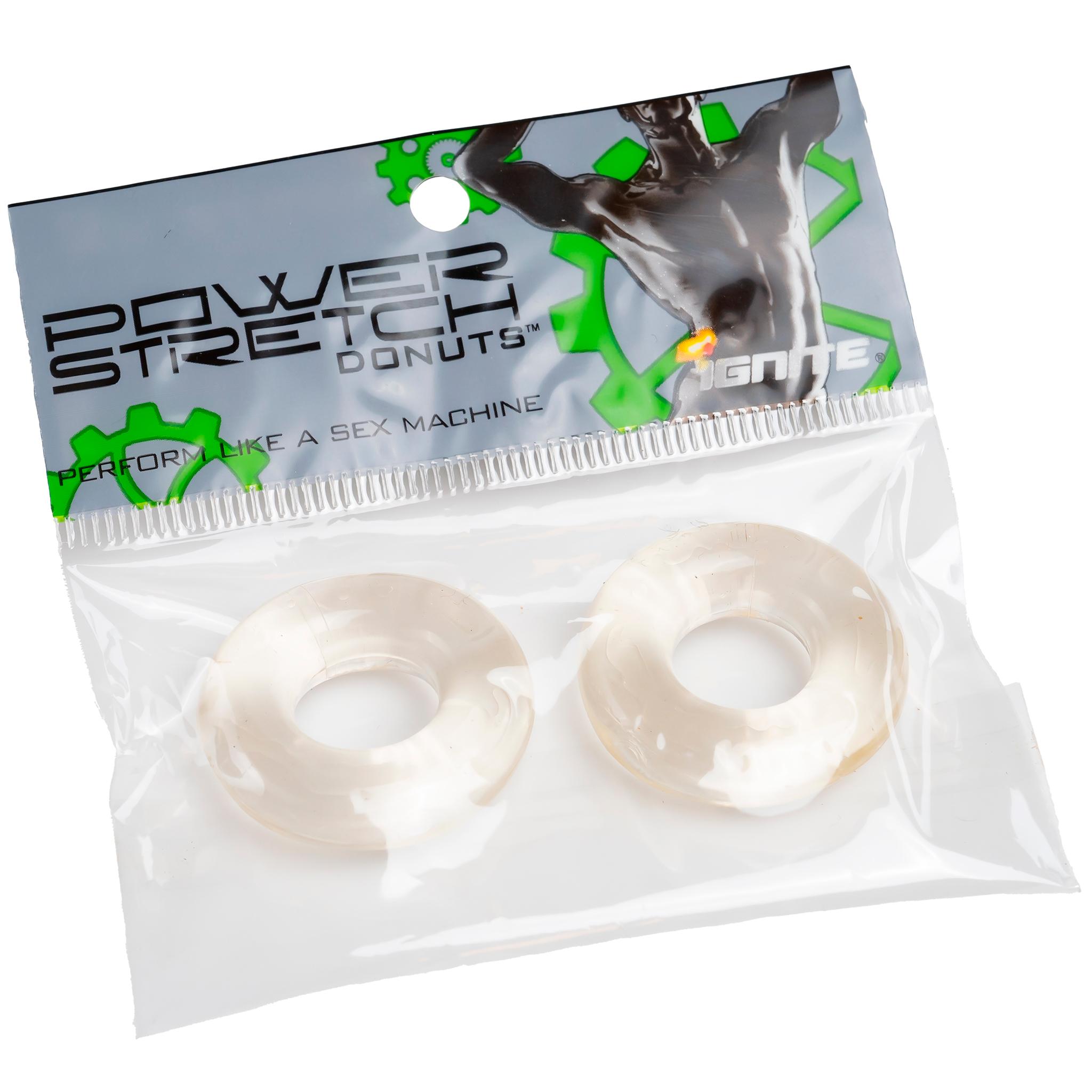 SI Ignite Power Stretch Donuts Pack, 2 Pcs., 1,3 cm (0,5 in), Clear