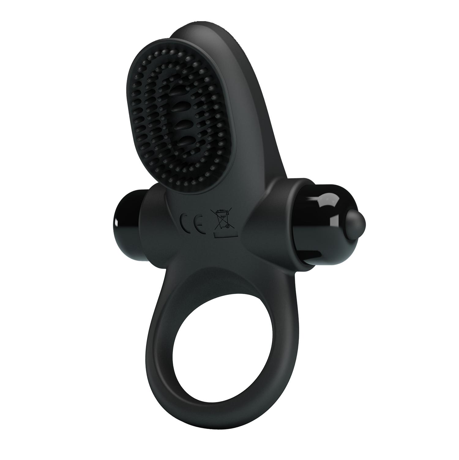 PRETTY LOVE - Vibrant Penis Ring, 56 mm, Black PRETTY LOVE - Vibrant Penis Ring, 56 mm, Black