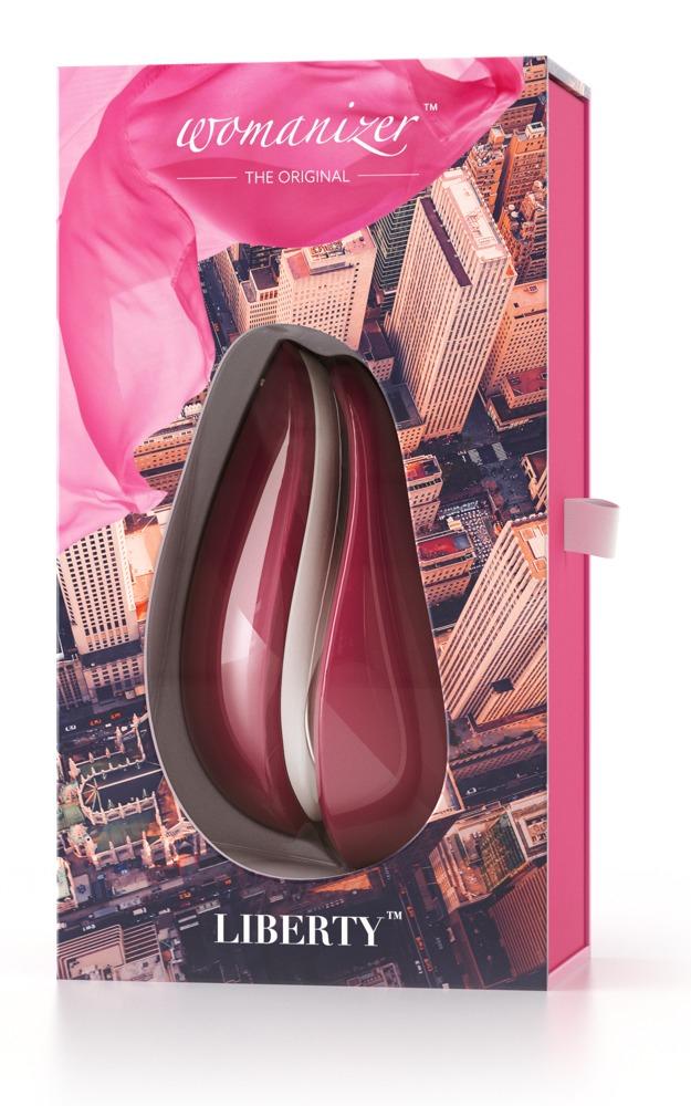 Womanizer Liberty Vibrator, Red Wine, 10,4 cm