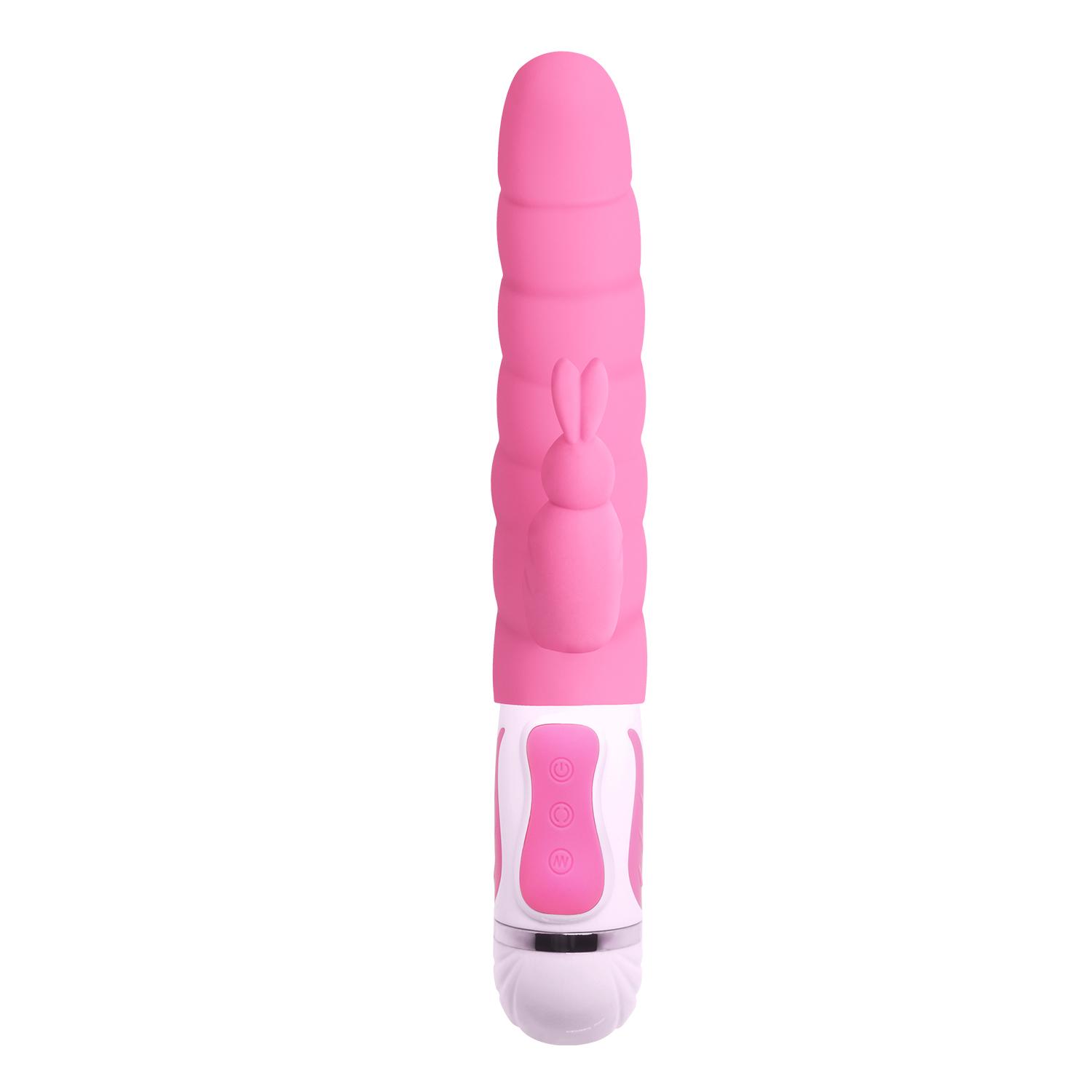 PRETTY LOVE - Steven, 12 functions of vibration, 4 functions rotation, 4AAA bateries, Silicone  ':40mm   L:270mm