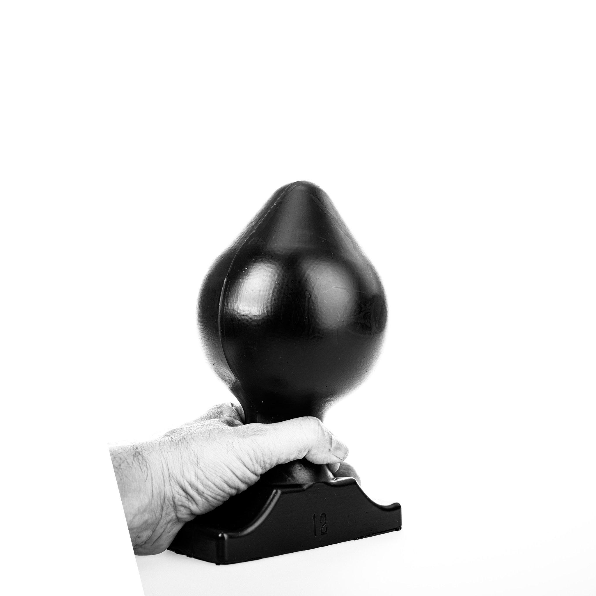 All Black Butt Plug 12, 23 cm