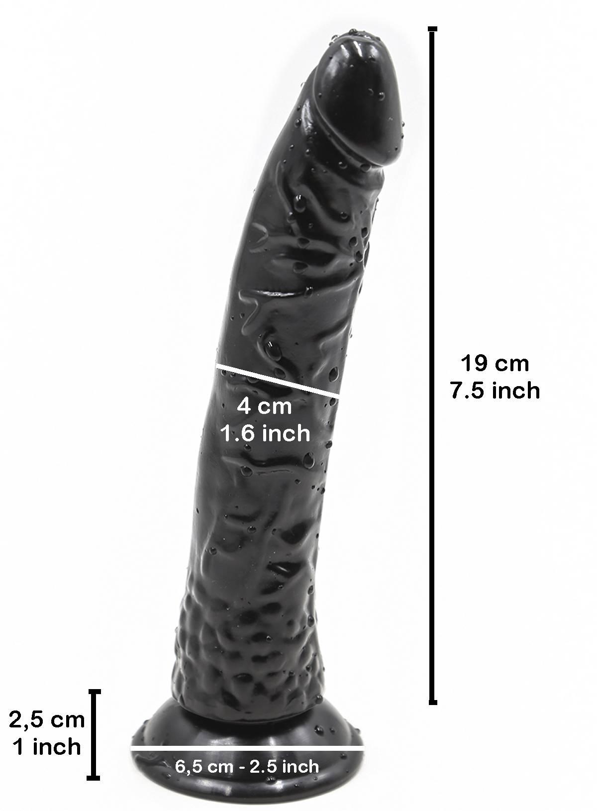 RudeRider Long Black Rider Dildo 19 x 4 cm Silicone RudeRider Long Black Rider Dildo 19 x 4 cm Silicone