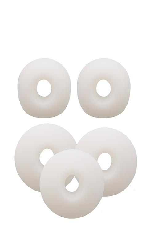 Satisfyer Pro 2 Replacement Caps, White, 5pcs