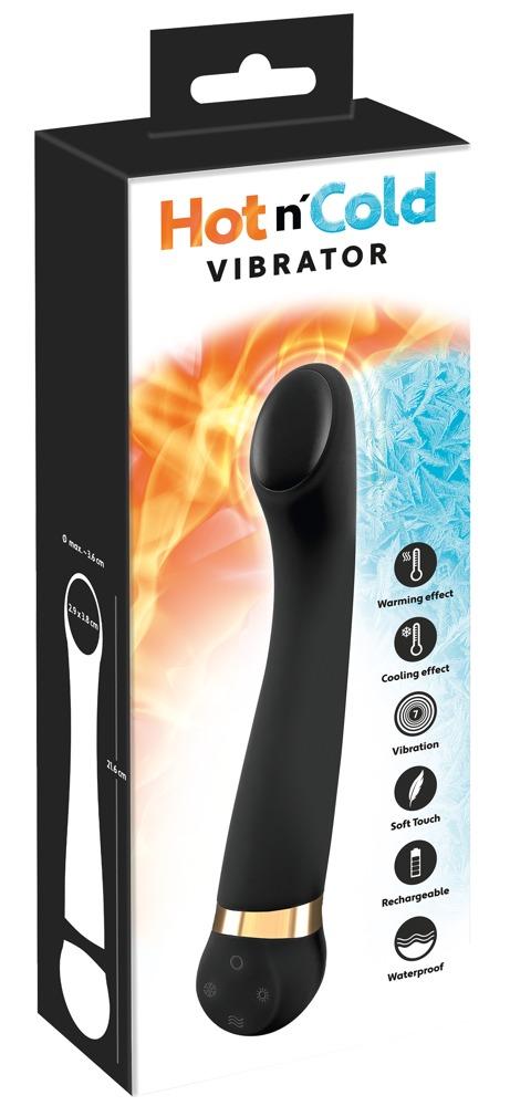 Hot n'cold vibrator black