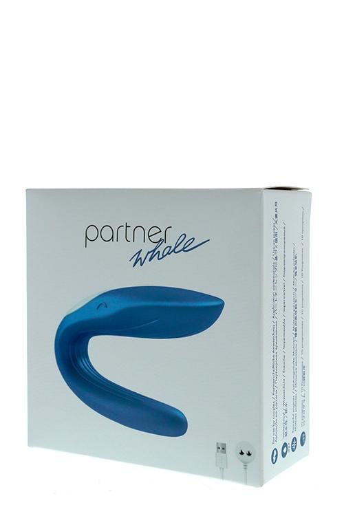 Satisfyer Partner Whale Vibrator, Blue