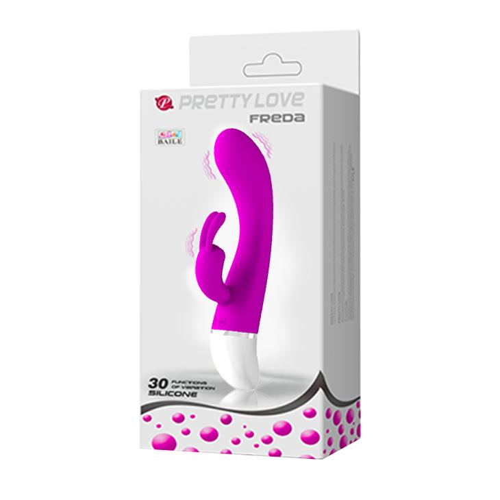 PRETTY LOVE - Freda, 30-functions of vibration, silicone, 2AAA batteries ':34mm   L:189mm