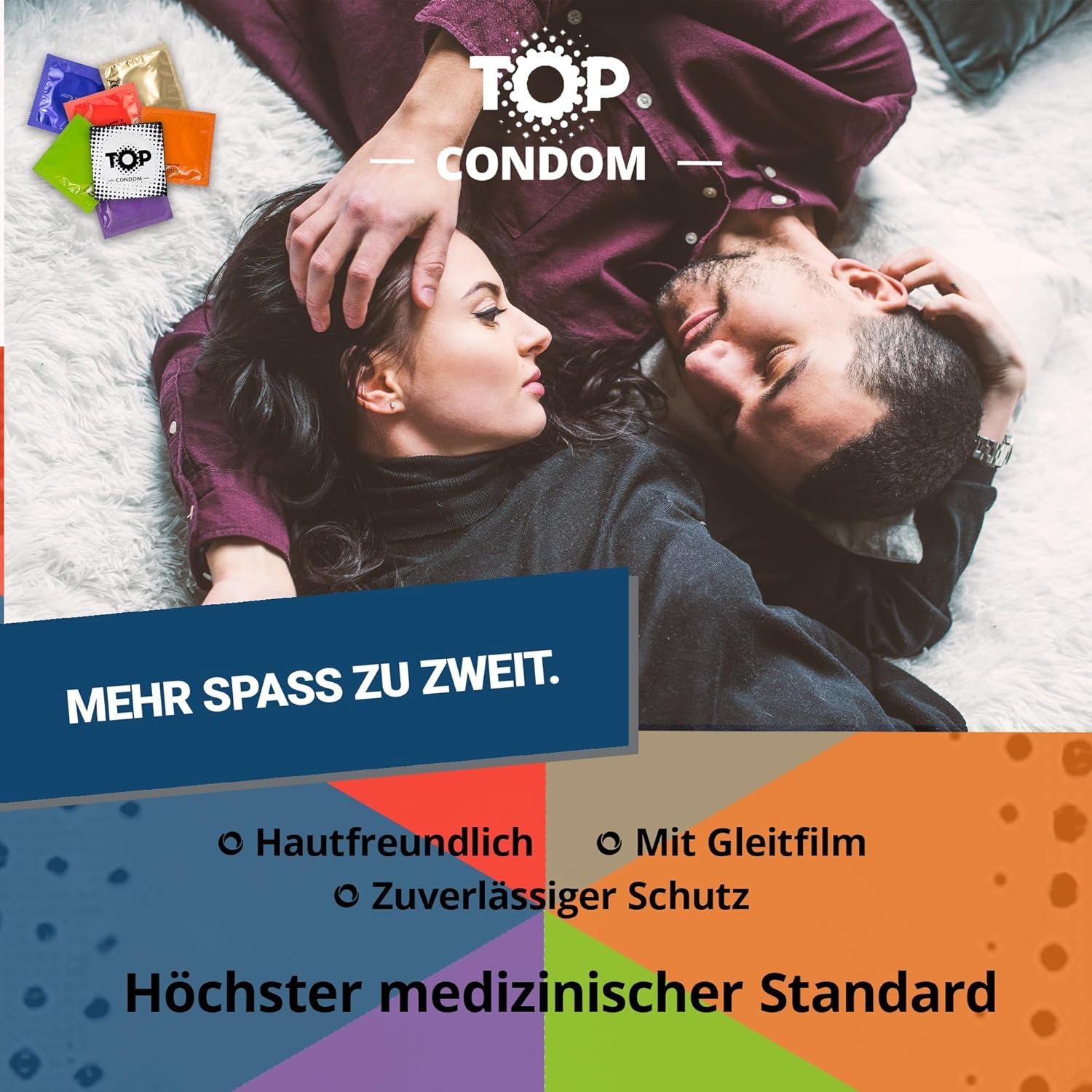 TOP Condoms Lovers Mix: Made to Match, Packs of 12