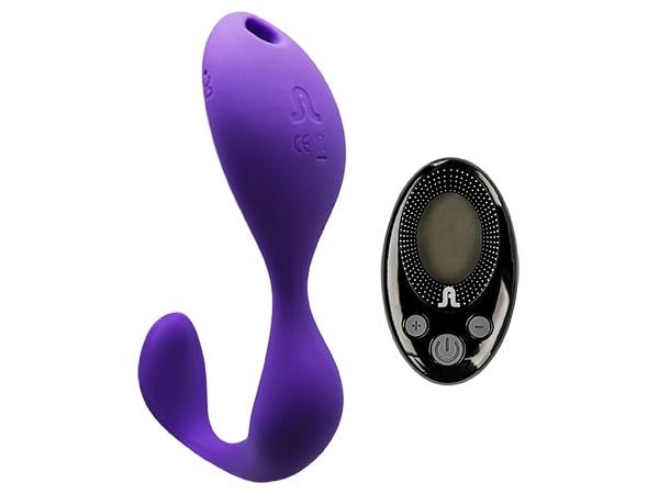 Adrien Lastic Mr.Hook + LRS Vibrator, Purple