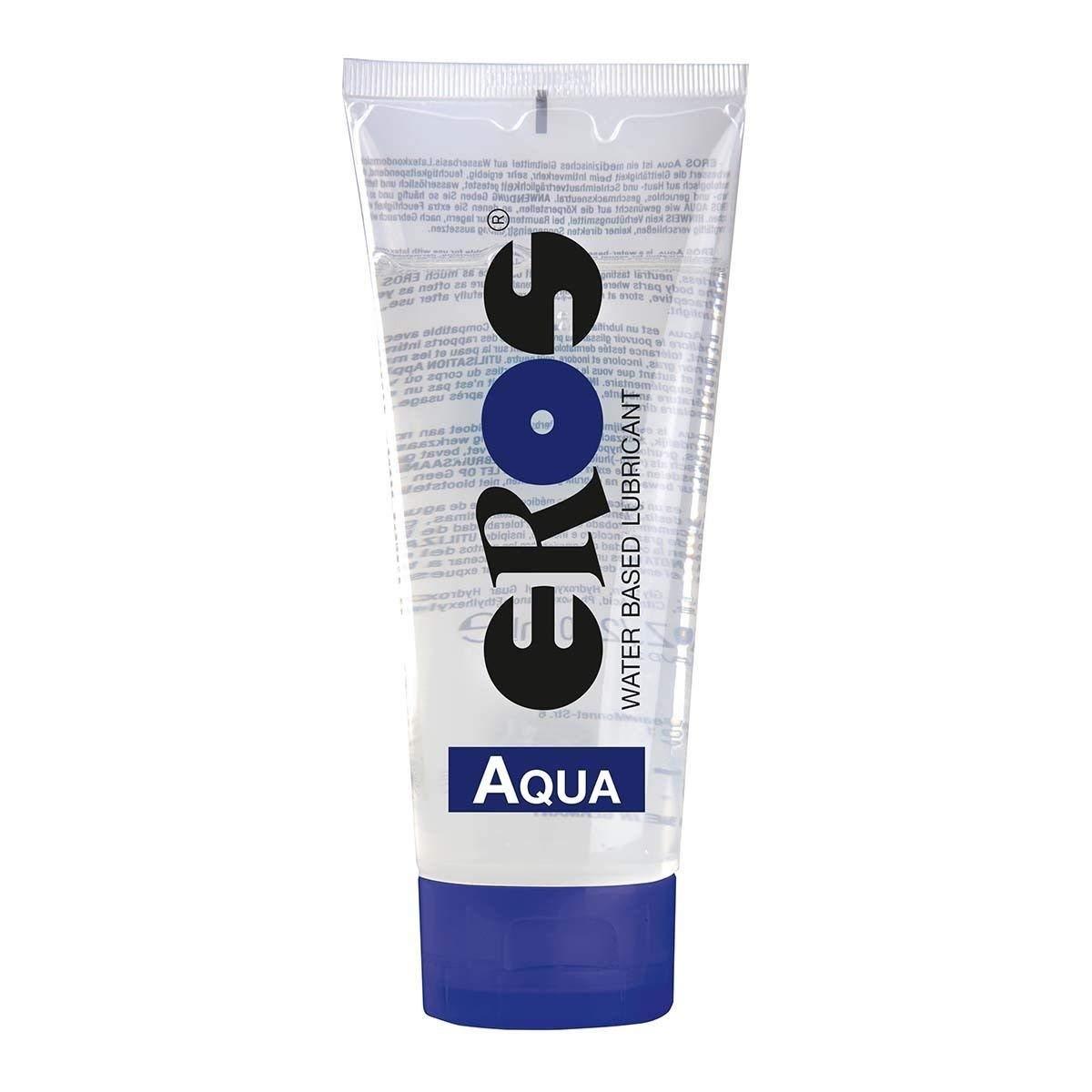 Megasol EROS AQUA Water Based Lubricant, 200 ml Tube (6,75 oz)