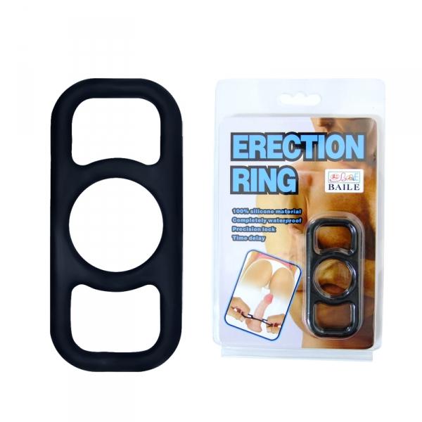 Erection Cockring, Black, 8,5 cm, ¯ 38 mm