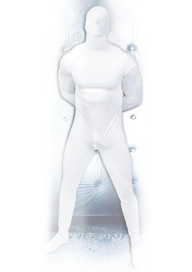 Asylum Second Skin, Spandex, White, S/M