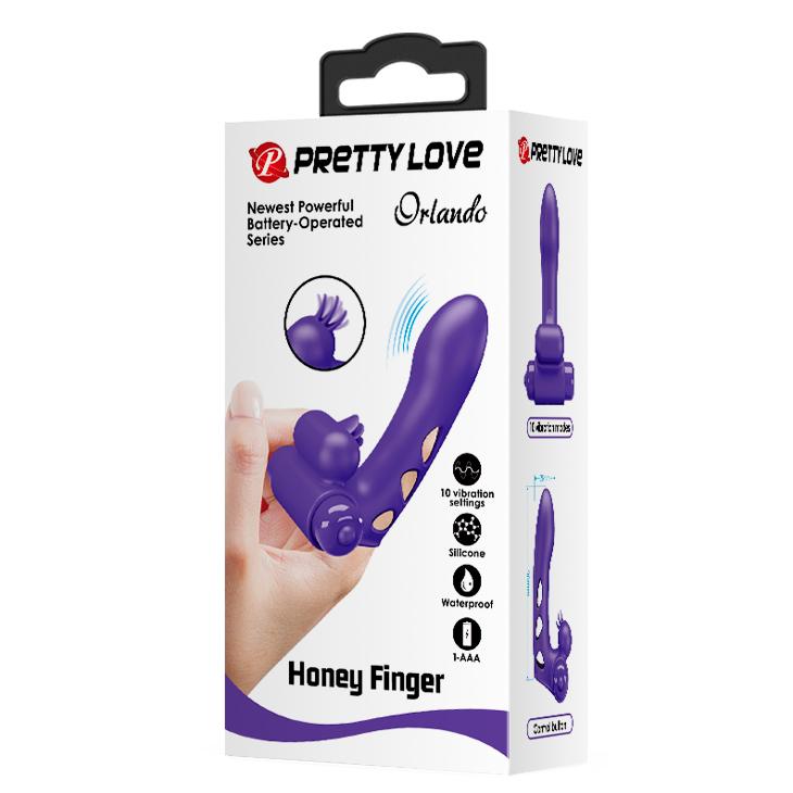 PRETTY LOVE - Orlando Finger Vibrator, Purple