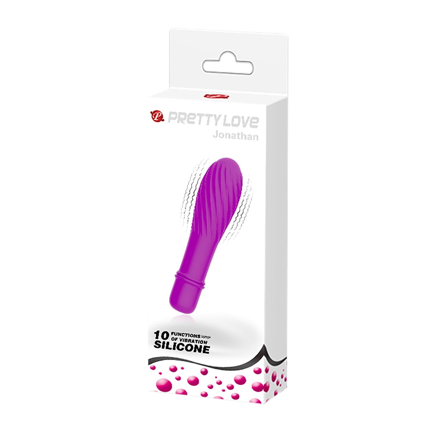 PRETTY LOVE - Solomon, 10 Functions of vibration, 1 AAA battery, silicone, waterproof L:123mm ':29mm PRETTY LOVE - Solomon, 10 Functions of vibration, 1 AAA battery, silicone, waterproof L:123mm ':29mm