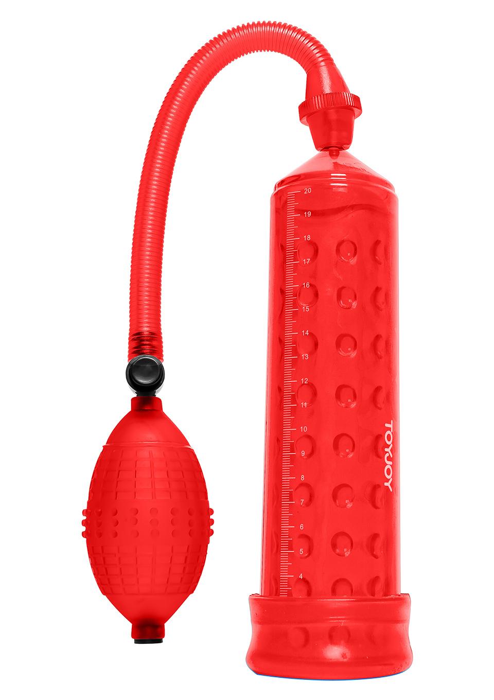 Power Massage Pump w. Sleeve Red