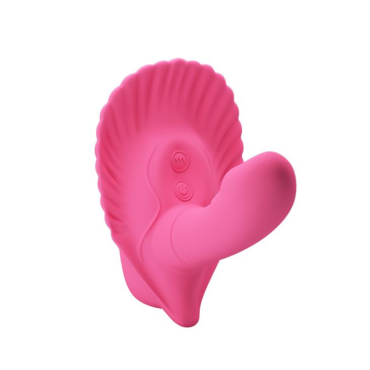 PRETTY LOVE - Fancy Clamshell,  12-functions of vibration, silicone,  mobile APP  control, 1AAA battery ':26mm   L:104mm H:60mm