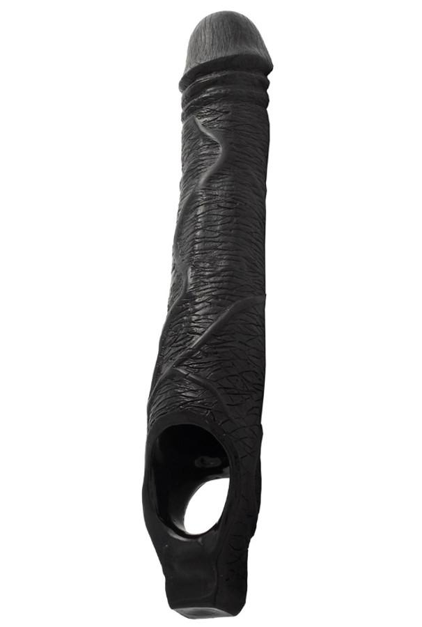 TSX Scrotamax Extender, Penis Extension, 25 cm, black