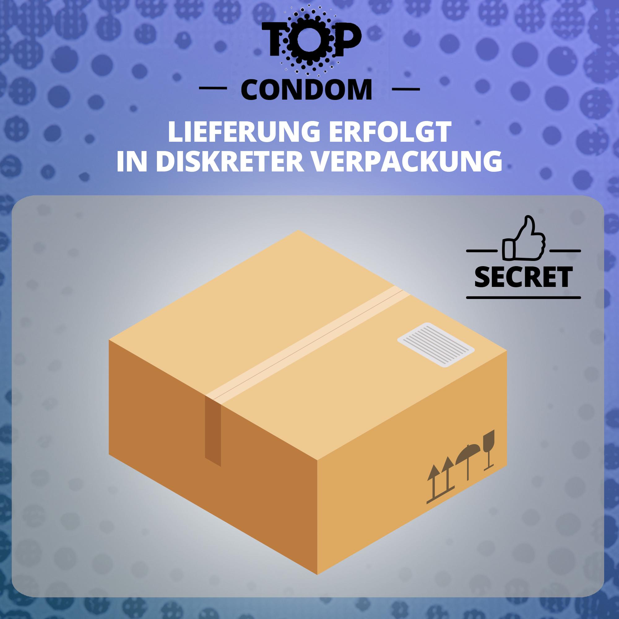 TOP Condoms Extra Wet: Azur Dream - Extra Wet, Packs of 12