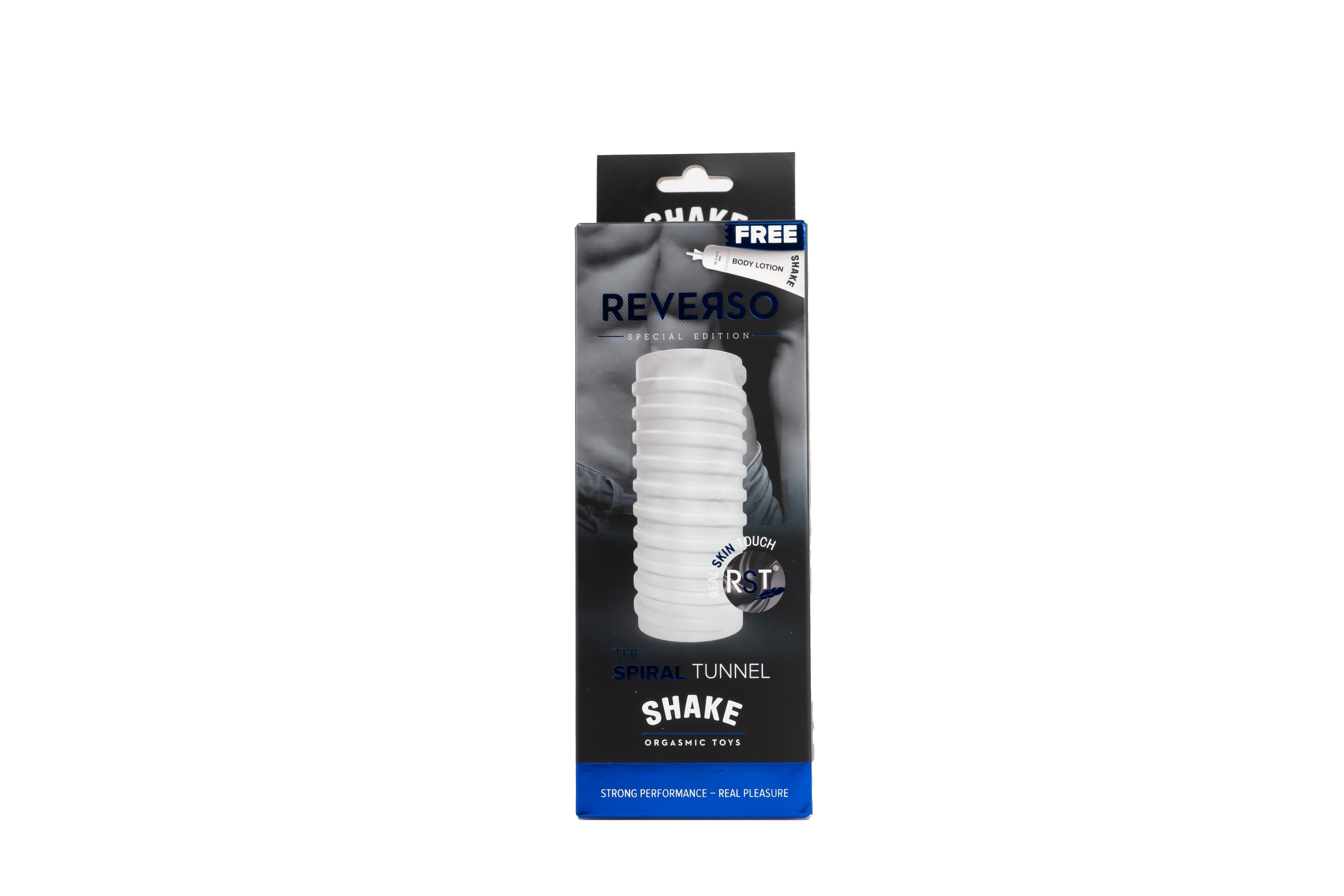 Shake Reverso: The Spiral Masturbator, 14,5 cm, White