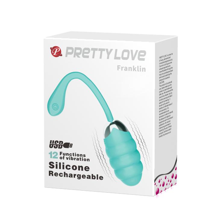PRETTY LOVE - Franklin, 12 functions of vibration
waterproof, memory
USB rechargeable
silicone ':36mm L:191mm PRETTY LOVE - Franklin, 12 functions of vibration
waterproof, memory
USB rechargeable
silicone ':36mm L:191mm