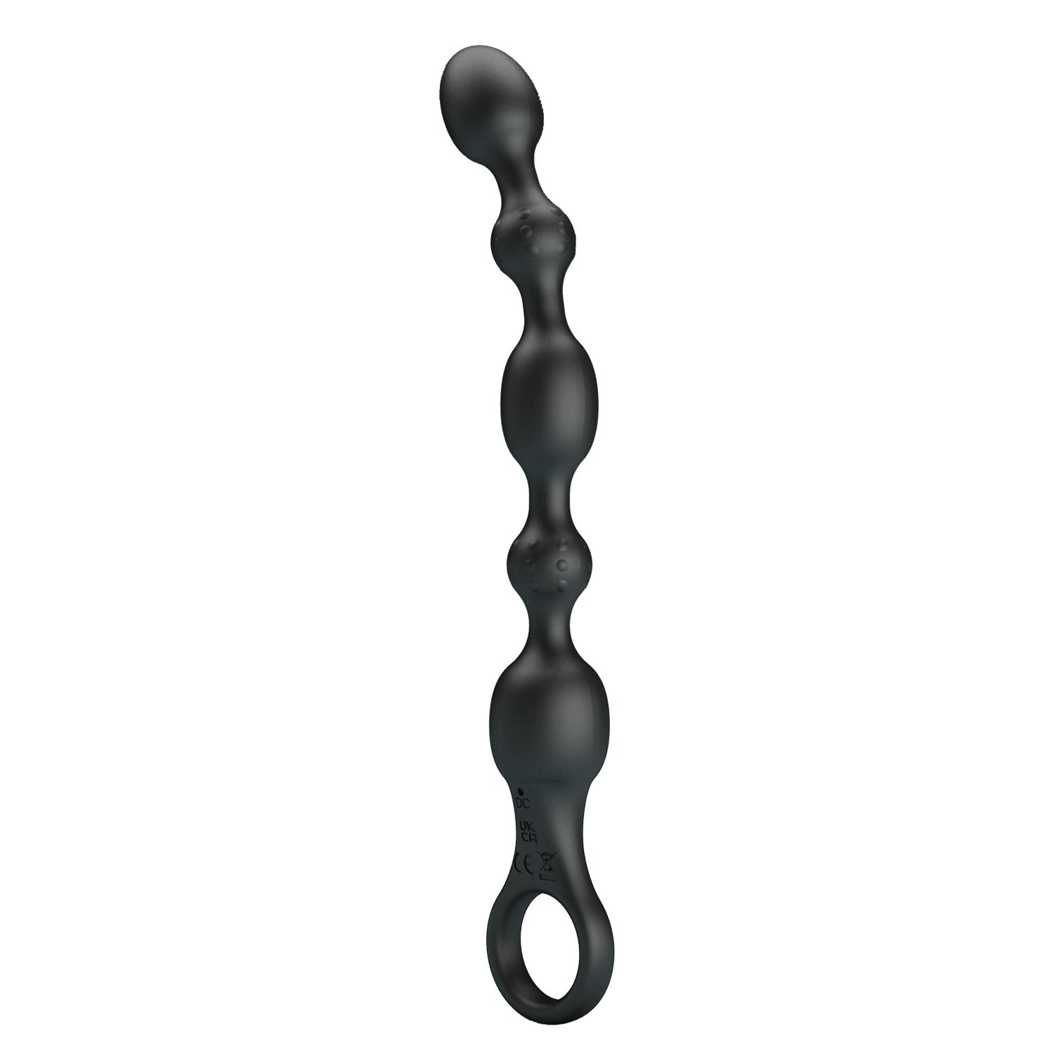PRETTY LOVE - Van, Fully Silicone Anal Beads, 10 Functions of Vibration, USB rechargeable. 24-248