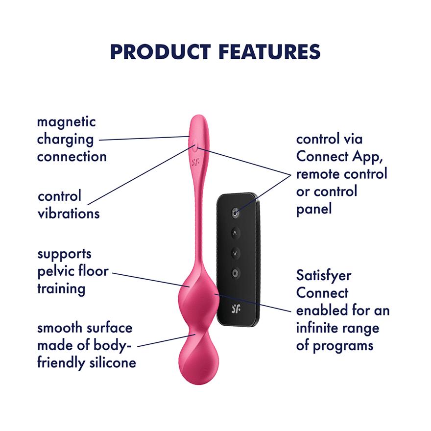 Satisfyer Love Birds 2 Connect App, Red