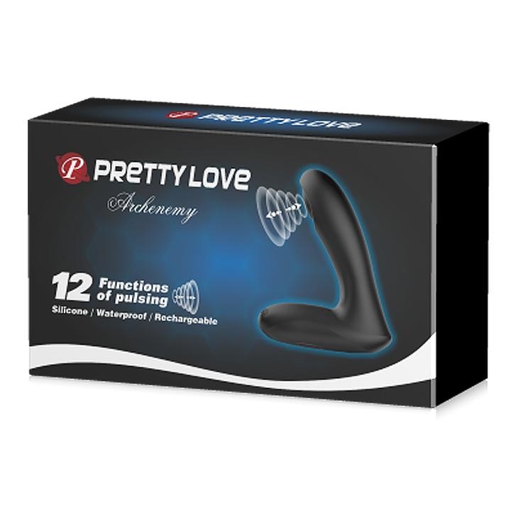 PRETTY LOVE - Archenemy, 12 functions of pulse wave
memory, silicone, waterproof
USB rechargeable 33-121