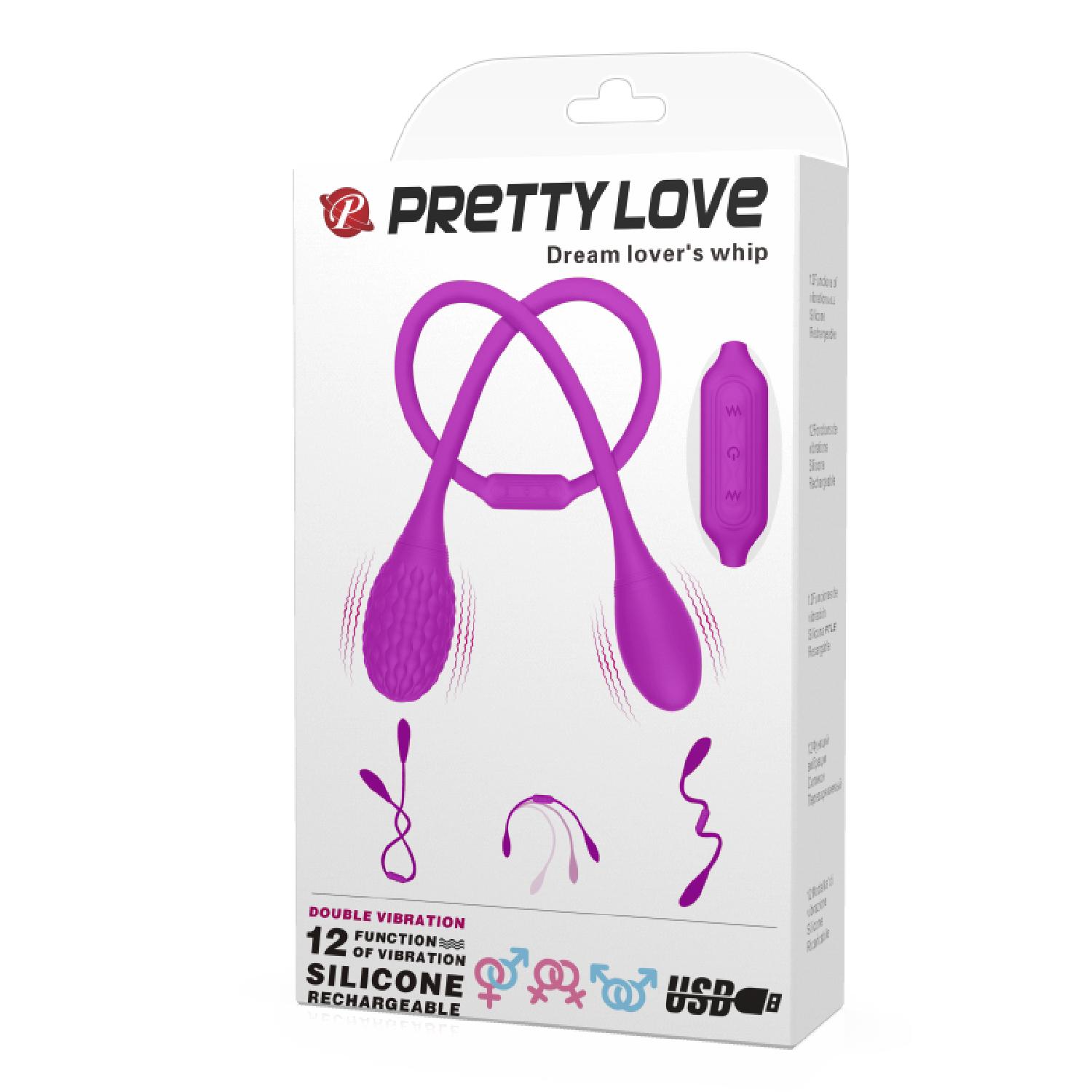 PRETTY LOVE - Dream Lover'S Whip, Double ended vibrator, indepentely buttons control, rechargeable, silicone material, waterproof ':35mm
':32mm
L:655mm PRETTY LOVE - Dream Lover'S Whip, Double ended vibrator, indepentely buttons control, rechargeable, silicone material, waterproof ':35mm
':32mm
L:655mm