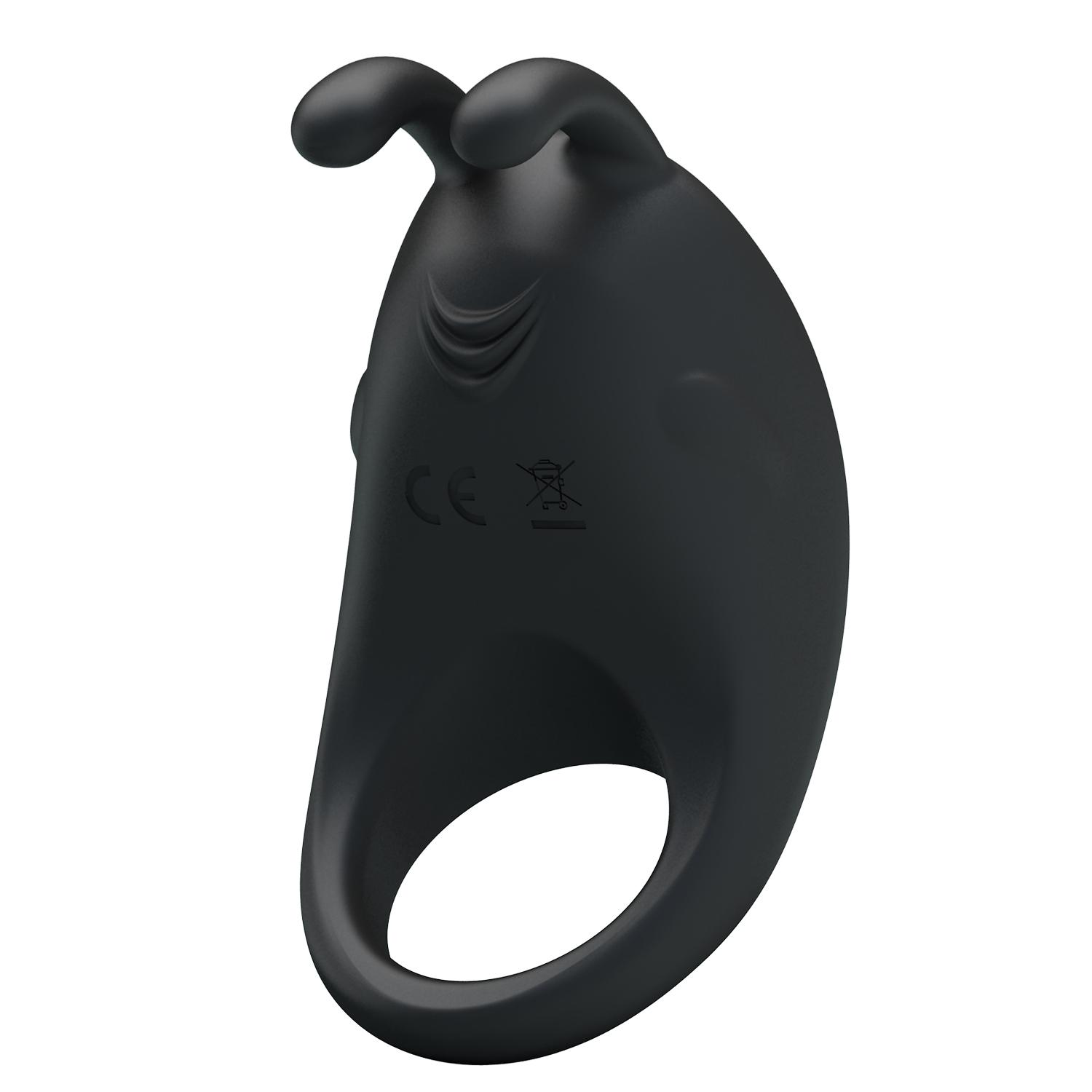 PRETTY LOVE - Rabbit Vibrator Ring, Rechargeable cock ring, 7 Functions of vibration, Silicone, Waterproof L'75mm
W'40mm 
W'27mm