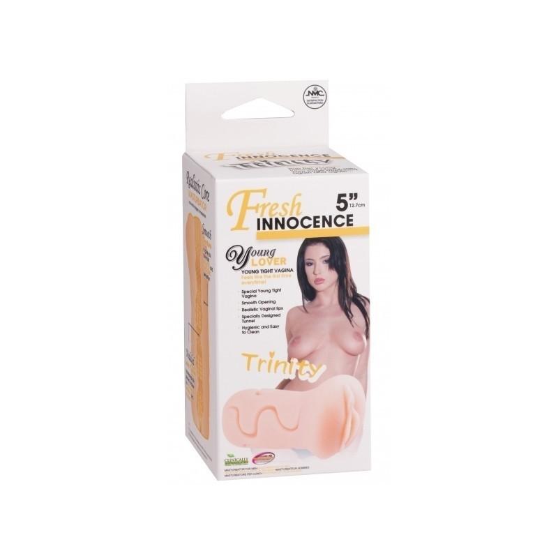 NMC Fresh Innocence Trinity Vagina Masturbator, light skin, 12,7 cm